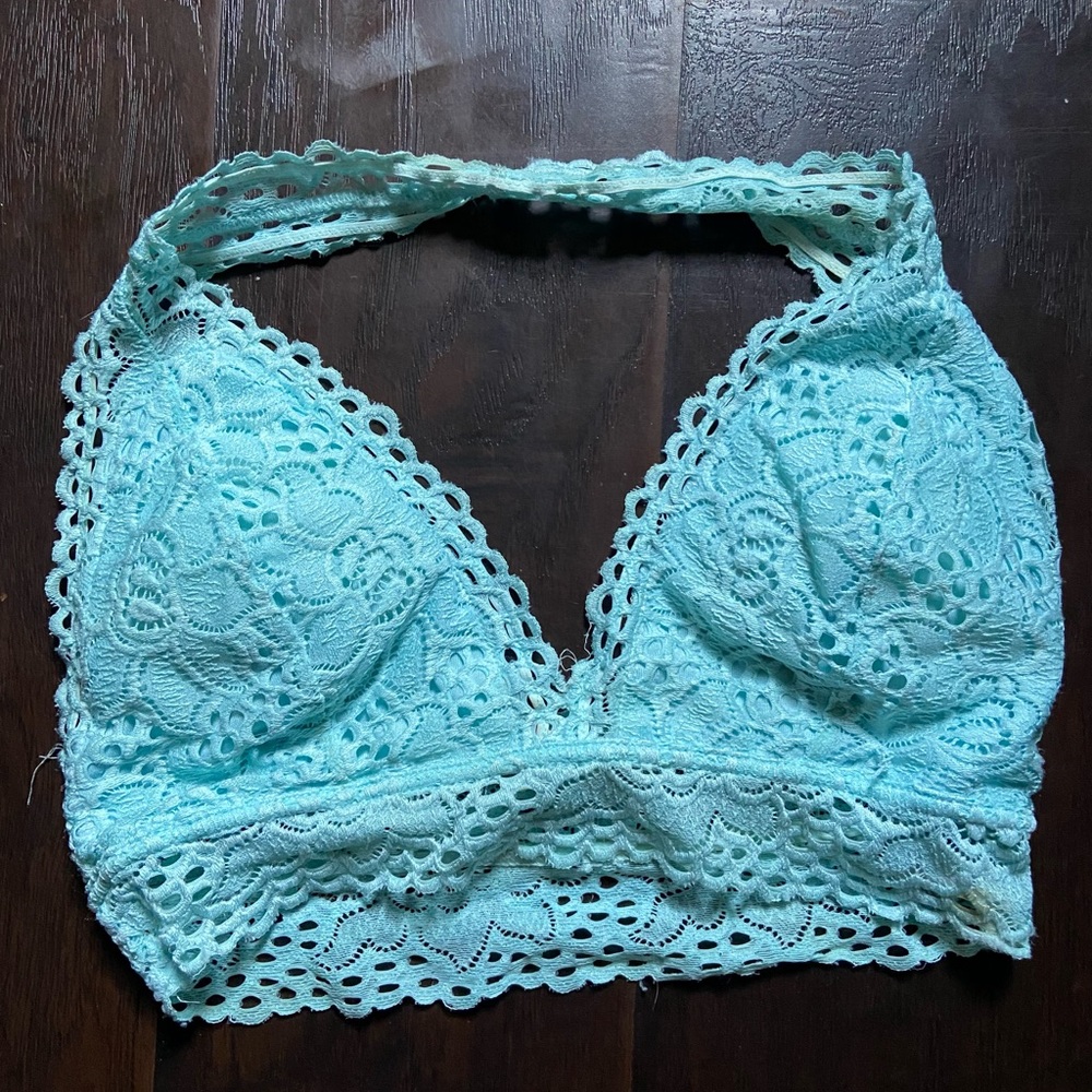 Wishful Park Light Blue Bralette Size Medium